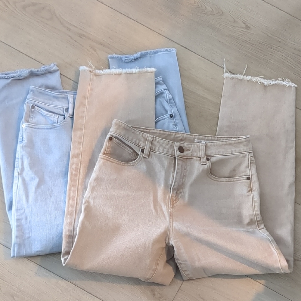 Volcom Stoned Straight Jeans Bundle